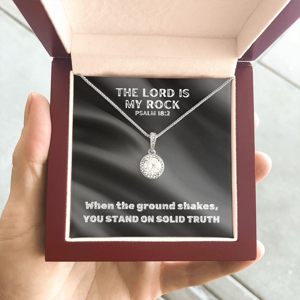 The Lord Is My Rock (Psalm 18:2) | Eternal Hope Pendant Necklace