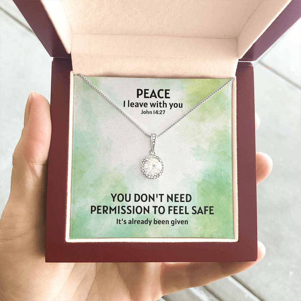 Peace I Leave With You (John 14:27) | Eternal Hope Pendant Necklace