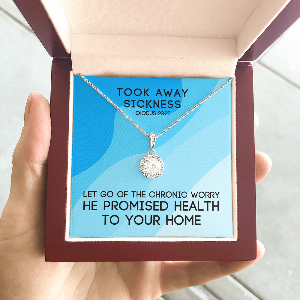 Took Away Sickness (Exodus 23:25) | Eternal Hope Pendant Necklace