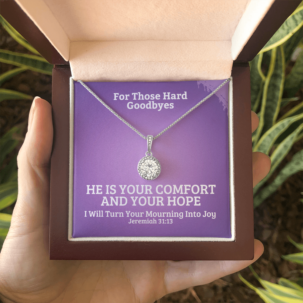 I Will Turn Your Mourning Into Joy (Jeremiah 31:13) | Eternal Hope Pendant Necklace