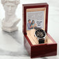 Men's Openwork Watch Design 6 ~Philippians 1:6~