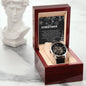 Men's Openwork Watch For Dad ~Proverbs 22:6~