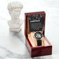 Men's Openwork Watch For Dad ~Proverbs 22:6~