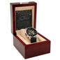 Men's Openwork Watch For Dad ~Matthew 5:16~