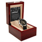 Men's Openwork Watch For Dad ~Proverbs 22:6~