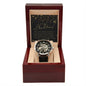 Men's Openwork Watch For Dad ~Matthew 5:16~