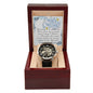 Men's Openwork Watch For Husband ~Hebrews 11:1~