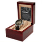 Men's Openwork Watch For Dad ~Proverbs 22:6~