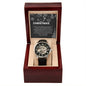 Men's Openwork Watch For Dad ~Proverbs 22:6~