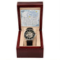 Men's Openwork Watch For Husband ~Hebrews 11:1~