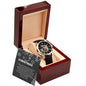 Men's Openwork Watch For Dad ~Proverbs 22:6~