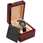Men's Openwork Watch For Dad ~Matthew 5:16~