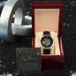 Men's Openwork Watch For Dad ~Matthew 5:16~