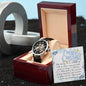 Men's Openwork Watch For Husband ~Hebrews 11:1~
