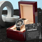 Men's Openwork Watch For Dad ~Proverbs 22:6~