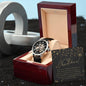 Men's Openwork Watch For Dad ~Matthew 5:16~