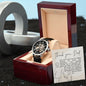 Men's Openwork Watch Design 9 ~Colossians 3:13~