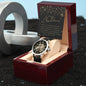 Men's Openwork Watch For Dad ~Matthew 5:16~