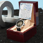 Men's Openwork Watch For Husband ~Hebrews 11:1~