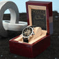 Men's Openwork Watch For Dad ~Matthew 5:16~