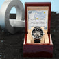 Men's Openwork Watch For Husband ~Hebrews 11:1~