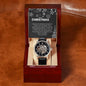 Men's Openwork Watch For Dad ~Proverbs 22:6~