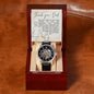 Men's Openwork Watch Design 9 ~Colossians 3:13~