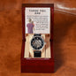 Men's Openwork Watch Design 8 ~Proverbs 3:5-6~