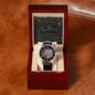 Men's Openwork Watch For Dad ~Matthew 5:16~