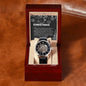 Men's Openwork Watch For Dad ~Proverbs 22:6~