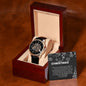 Men's Openwork Watch For Dad ~Proverbs 22:6~