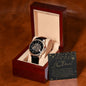 Men's Openwork Watch For Dad ~Matthew 5:16~