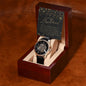Men's Openwork Watch For Dad ~Matthew 5:16~