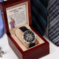 Men's Openwork Watch Design 8 ~Proverbs 3:5-6~