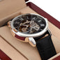 Men's Openwork Watch For Dad ~Proverbs 22:6~