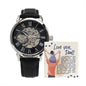 Men's Openwork Watch Design 3 ~Matthew 6:26~