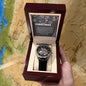 Men's Openwork Watch For Dad ~Proverbs 22:6~