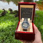 Men's Openwork Watch For Dad ~Matthew 5:16~