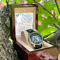 Men's Openwork Watch For Husband ~Hebrews 11:1~