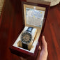 Men's Openwork Watch For Husband ~Hebrews 11:1~