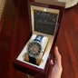 Men's Openwork Watch For Dad ~Matthew 5:16~