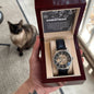 Men's Openwork Watch For Dad ~Proverbs 22:6~