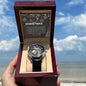 Men's Openwork Watch For Dad ~Proverbs 22:6~