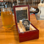 Men's Openwork Watch For Dad ~Matthew 5:16~