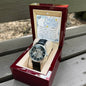 Men's Openwork Watch For Husband ~Hebrews 11:1~