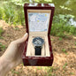 Men's Openwork Watch For Husband ~Hebrews 11:1~