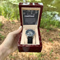 Men's Openwork Watch For Dad ~Proverbs 22:6~