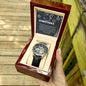 Men's Openwork Watch For Dad ~Proverbs 22:6~