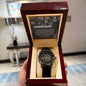 Men's Openwork Watch For Dad ~Proverbs 22:6~