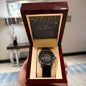 Men's Openwork Watch For Dad ~Matthew 5:16~